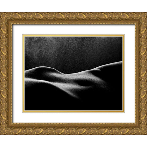 The Mist Gold Ornate Wood Framed Art Print with Double Matting by Yang, James