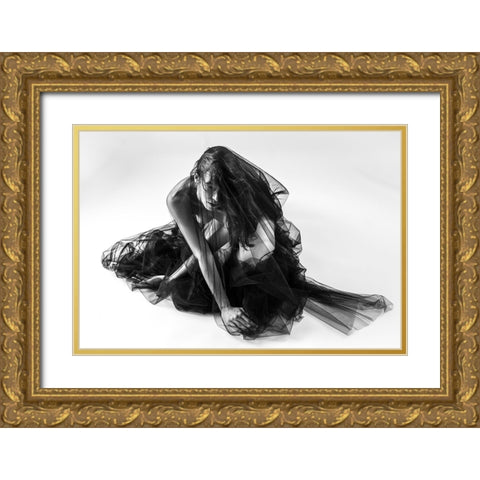 No Title Yet Gold Ornate Wood Framed Art Print with Double Matting by Golob, Gorazd