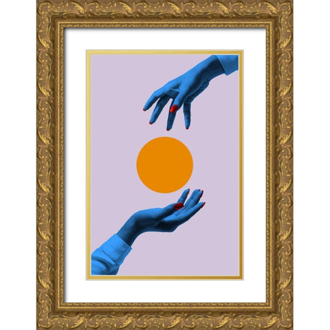Chosen No 01 Gold Ornate Wood Framed Art Print with Double Matting by 1x Studio III