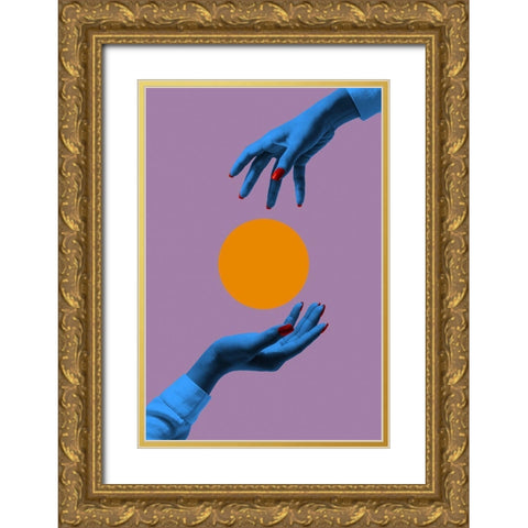 Chosen No 02 Gold Ornate Wood Framed Art Print with Double Matting by 1x Studio III