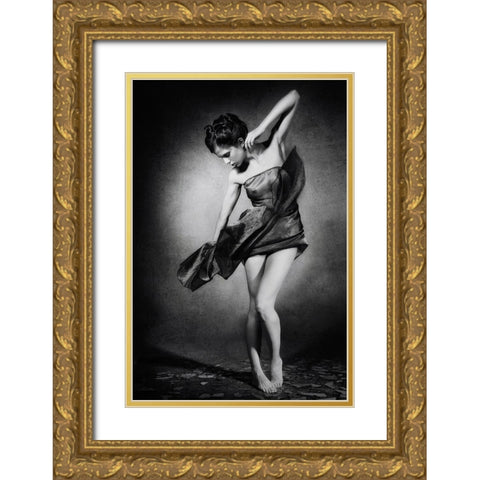 My Prerogative...Ii Gold Ornate Wood Framed Art Print with Double Matting by miriana