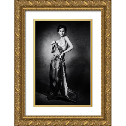 My Prerogative...One Gold Ornate Wood Framed Art Print with Double Matting by miriana