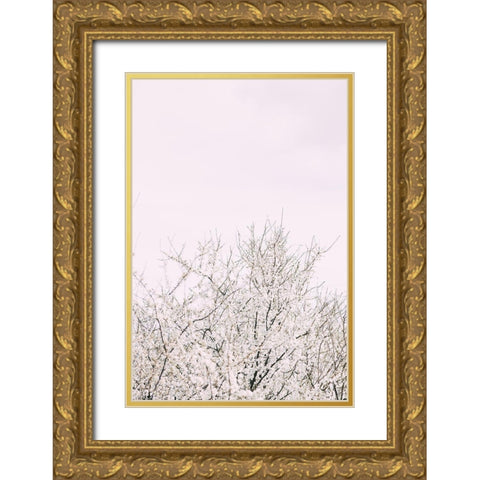 Cherry tree_2 Gold Ornate Wood Framed Art Print with Double Matting by 1x Studio III