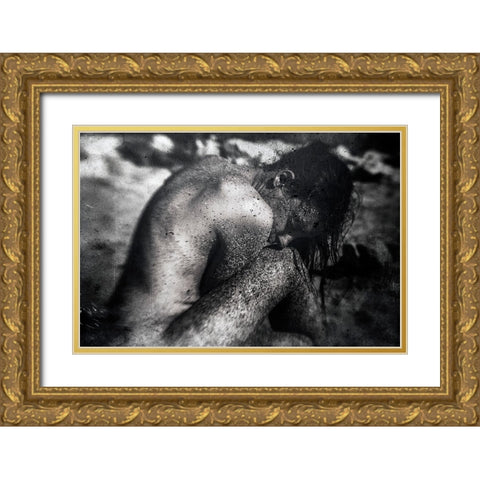 Watermark Gold Ornate Wood Framed Art Print with Double Matting by Bousca, Bogdan