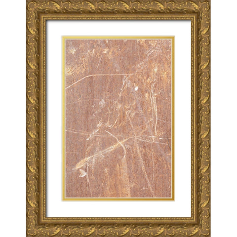 sheet metal wall_2 Gold Ornate Wood Framed Art Print with Double Matting by 1x Studio III