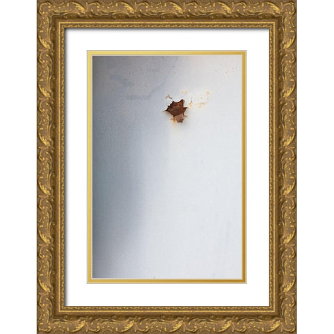 Hole in the wall Gold Ornate Wood Framed Art Print with Double Matting by 1x Studio III