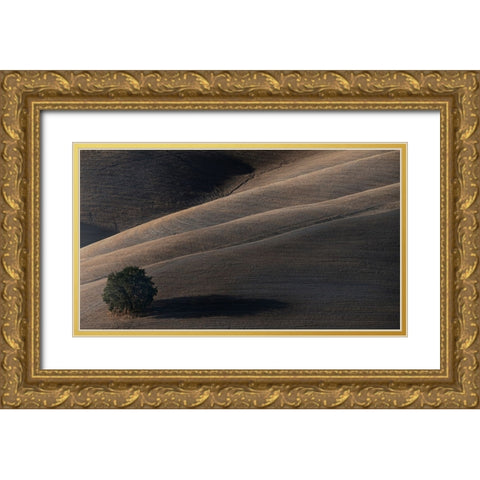Soon My Shadow Will Dissolve Gold Ornate Wood Framed Art Print with Double Matting by Moretti, Claudio