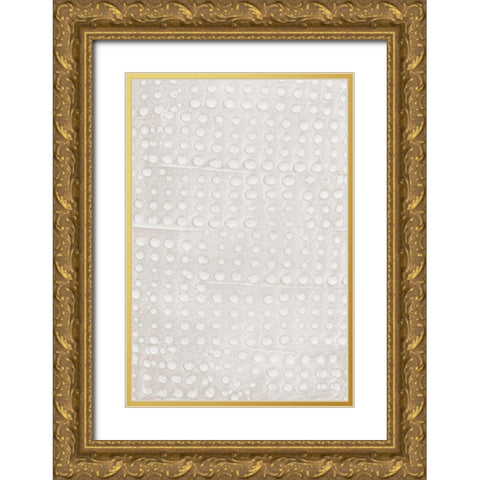 Clay Pattern_2 Gold Ornate Wood Framed Art Print with Double Matting by 1x Studio III