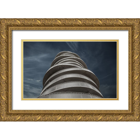 Urban Architecture Gold Ornate Wood Framed Art Print with Double Matting by Schuster, Inge