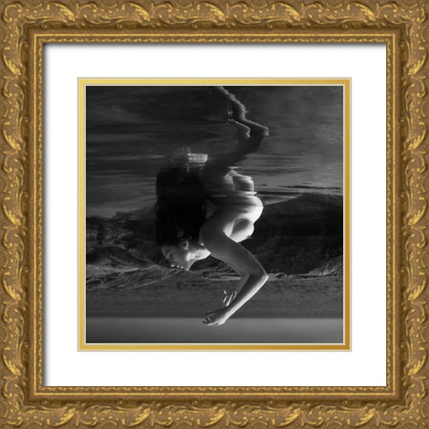 Venus Dancing After Birth (Part 2) Gold Ornate Wood Framed Art Print with Double Matting by Lazzarotti, Paolo