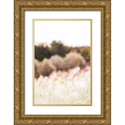 Meadow Gold Ornate Wood Framed Art Print with Double Matting by 1x Studio III