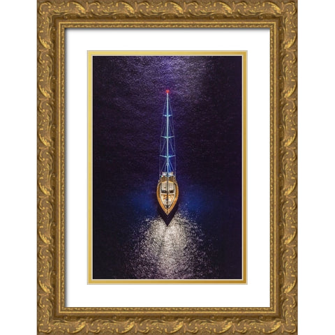 Equilibrium Gold Ornate Wood Framed Art Print with Double Matting by Coppola, Mario