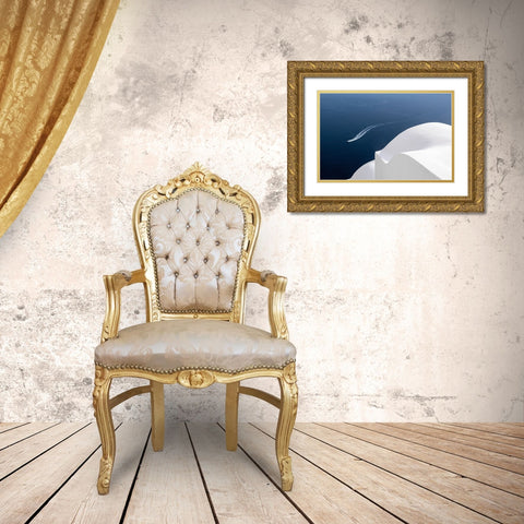 Curved Gold Ornate Wood Framed Art Print with Double Matting by Auerbach, Markus