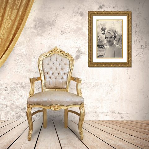 D. Gold Ornate Wood Framed Art Print with Double Matting by Prioteasa, Sebastian