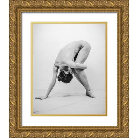 Untitled Gold Ornate Wood Framed Art Print with Double Matting by Pereverzov, Alexander