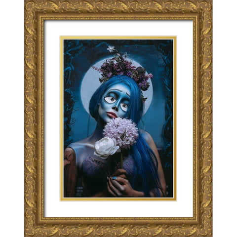 Corpse Bride Gold Ornate Wood Framed Art Print with Double Matting by Behzadi Boroujeni, Amir