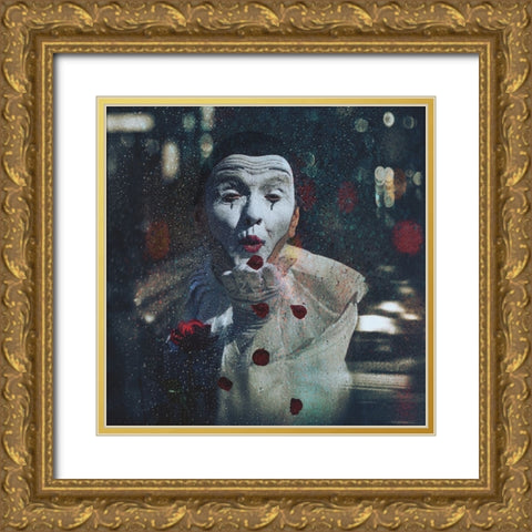 Despite the bad weather .. Gold Ornate Wood Framed Art Print with Double Matting by Simongulashvili, Natalia