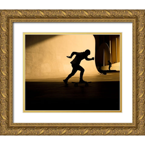 Sevilla 5 Gold Ornate Wood Framed Art Print with Double Matting by Carrion, Blas