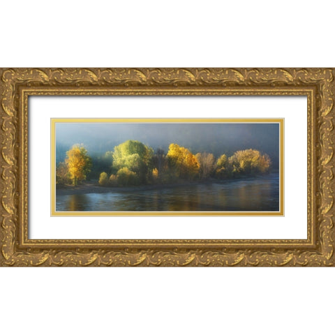 Side Of Light Gold Ornate Wood Framed Art Print with Double Matting by Jochen, Burger