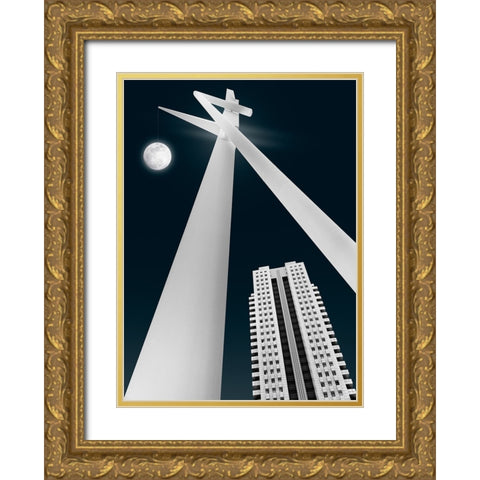 Hanging By A Thread Gold Ornate Wood Framed Art Print with Double Matting by Garcia, Helena