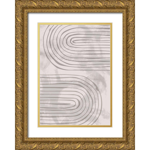 Arch_bend_003 Gold Ornate Wood Framed Art Print with Double Matting by 1x Studio II