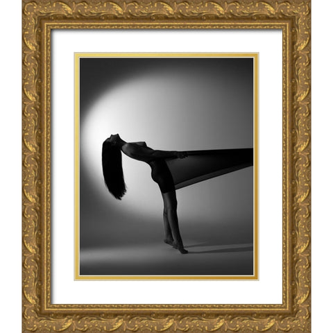 Untitled Gold Ornate Wood Framed Art Print with Double Matting by Trishchenkov, Mikhail