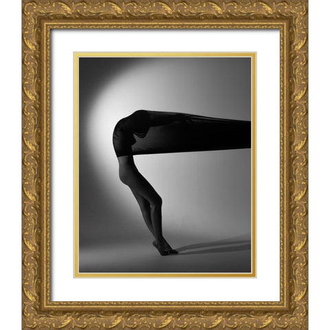 Untitled Gold Ornate Wood Framed Art Print with Double Matting by Trishchenkov, Mikhail