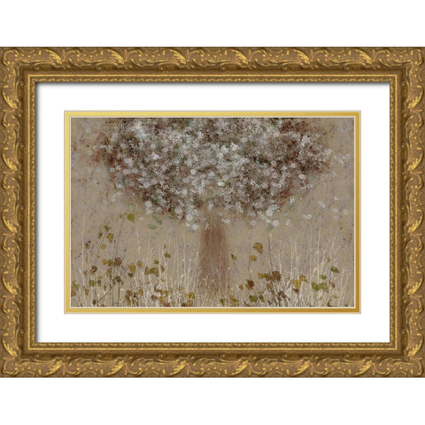 All Seasons Gold Ornate Wood Framed Art Print with Double Matting by Talen, Nel