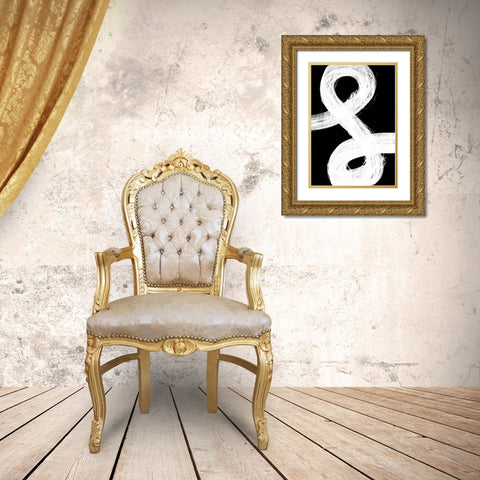 negatives_006_and Gold Ornate Wood Framed Art Print with Double Matting by 1x Studio II