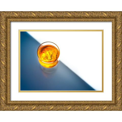 Ngombe Gold Ornate Wood Framed Art Print with Double Matting by Sungkono, Heru