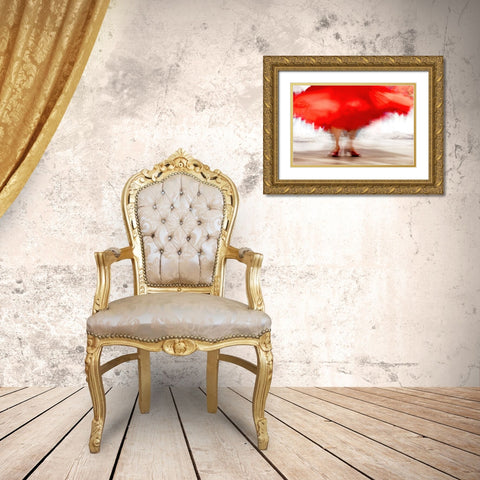 Spanish Emotions Gold Ornate Wood Framed Art Print with Double Matting by Ruckert, Stephan