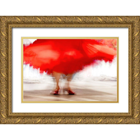 Spanish Emotions Gold Ornate Wood Framed Art Print with Double Matting by Ruckert, Stephan