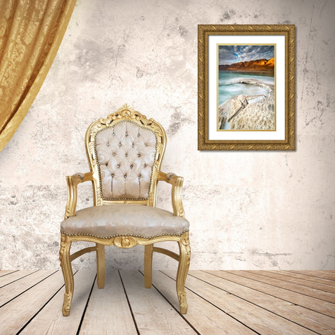 Broken Bay Gold Ornate Wood Framed Art Print with Double Matting by Ehrlich, Amir