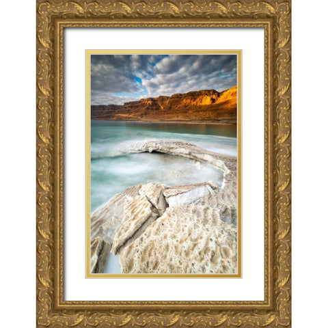 Broken Bay Gold Ornate Wood Framed Art Print with Double Matting by Ehrlich, Amir