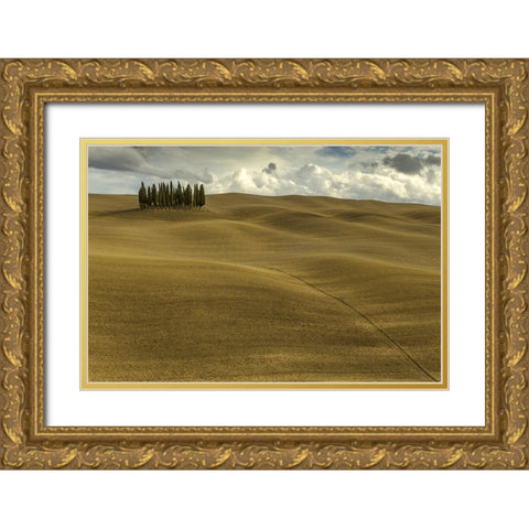 Tuscany Gold Ornate Wood Framed Art Print with Double Matting by Uhlig, Dieter