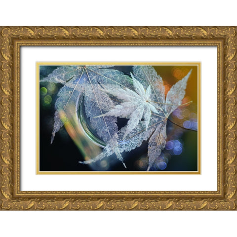 Trio Gold Ornate Wood Framed Art Print with Double Matting by Kowatari, Shihya