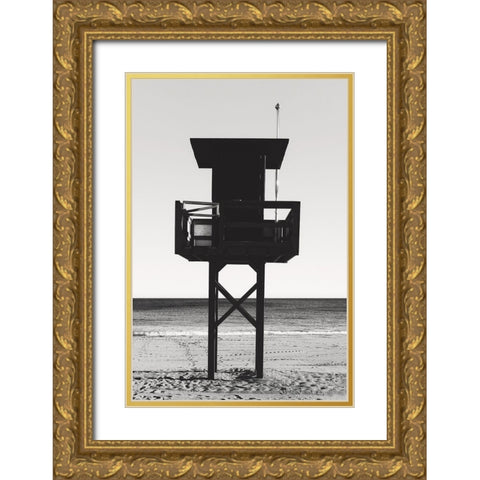 Beach_008 Gold Ornate Wood Framed Art Print with Double Matting by 1x Studio III