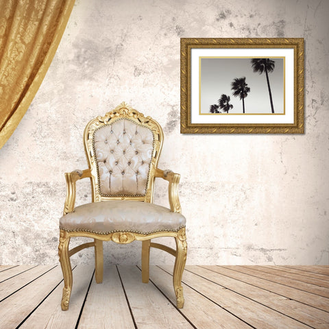 Palm_004 Gold Ornate Wood Framed Art Print with Double Matting by 1x Studio III