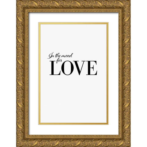 In the mood for love Gold Ornate Wood Framed Art Print with Double Matting by 1x Studio II