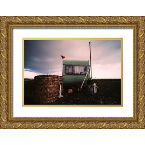 Woodstock 2021 Gold Ornate Wood Framed Art Print with Double Matting by Muolo, Vito