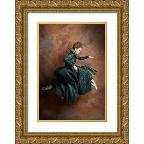 In flight Gold Ornate Wood Framed Art Print with Double Matting by Paritskiy, Oles