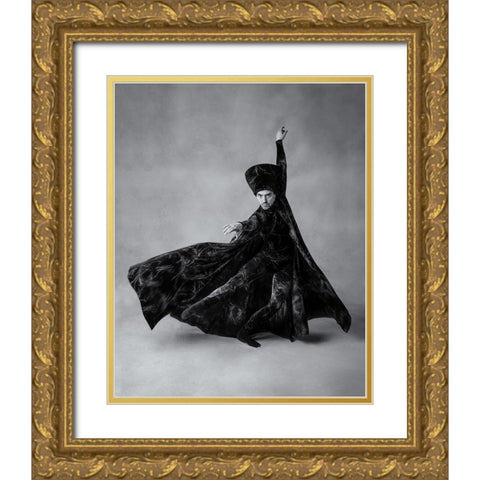 The sorcerer Gold Ornate Wood Framed Art Print with Double Matting by Lai, Jonathan