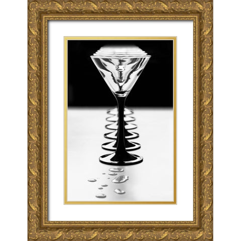 Goblets Gold Ornate Wood Framed Art Print with Double Matting by Toniolo, Giorgio