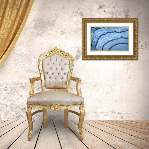 Iceformations Gold Ornate Wood Framed Art Print with Double Matting by Lindsten, Christian