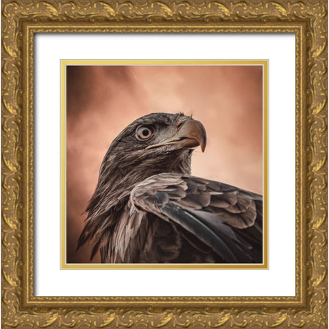 And His Eyes Saw Everything.... Gold Ornate Wood Framed Art Print with Double Matting by Worseling, Natascha