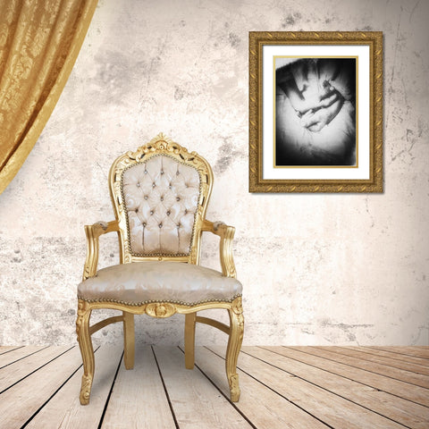 Like a story that never ends Gold Ornate Wood Framed Art Print with Double Matting by Margau, Delphine