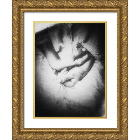 Like a story that never ends Gold Ornate Wood Framed Art Print with Double Matting by Margau, Delphine