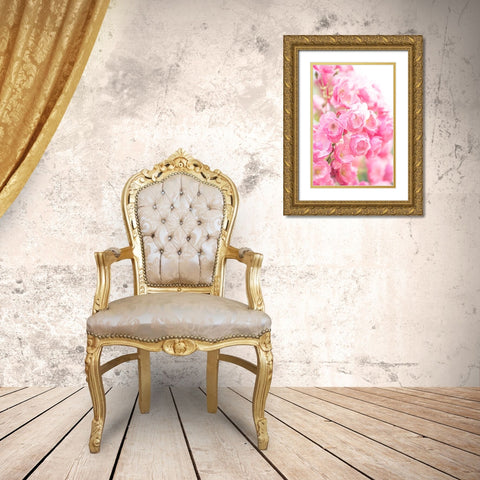 Rose Gold Ornate Wood Framed Art Print with Double Matting by Kazumasa, Kondou
