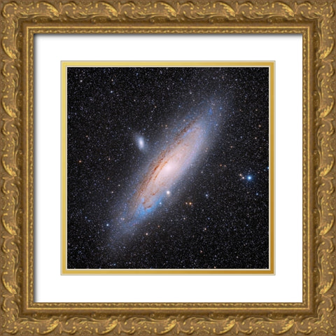 Andromeda Gold Ornate Wood Framed Art Print with Double Matting by Chander, Vikas