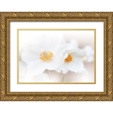 Her Name Is Love...Iii Gold Ornate Wood Framed Art Print with Double Matting by Nan, Juliana